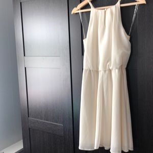 White dress perfect for wedding shower!